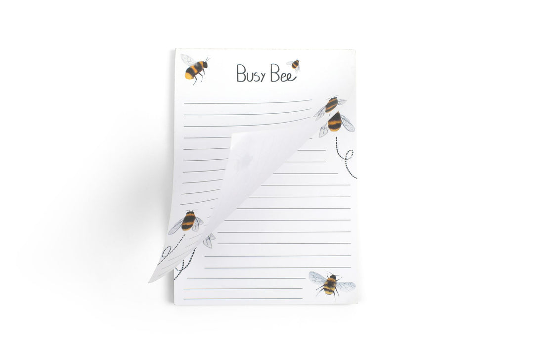 Busy Bee Lined Notepad
