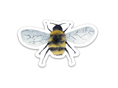 Bumble Bee Watercolor Sticker