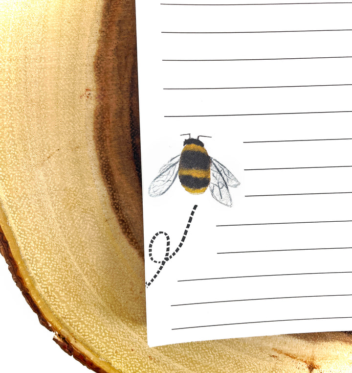 Busy Bee Lined Notepad