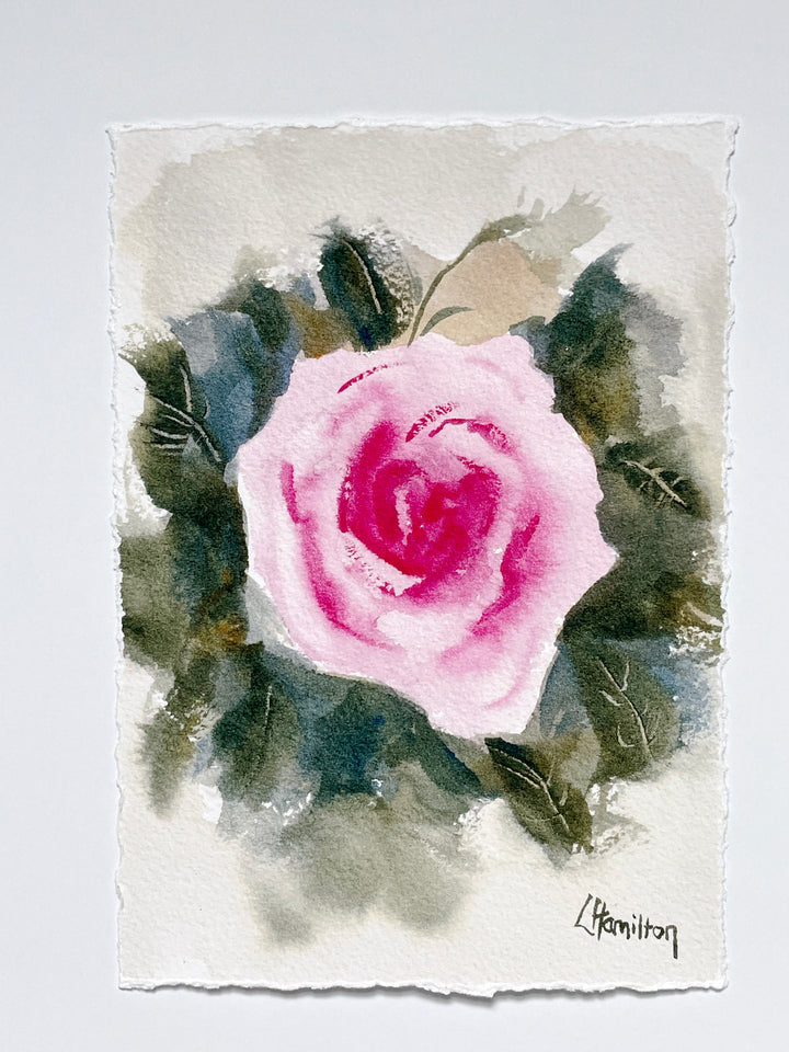 Center Stage Watercolor Art Print