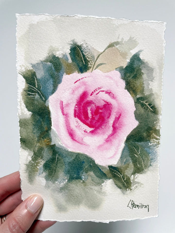 Center Stage Watercolor Art Print