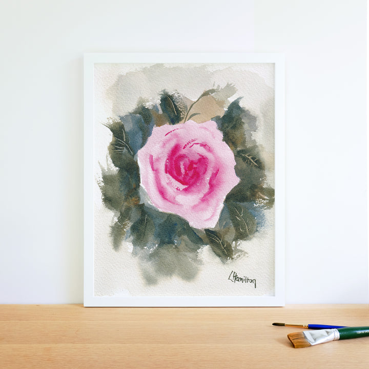 Center Stage Watercolor Art Print