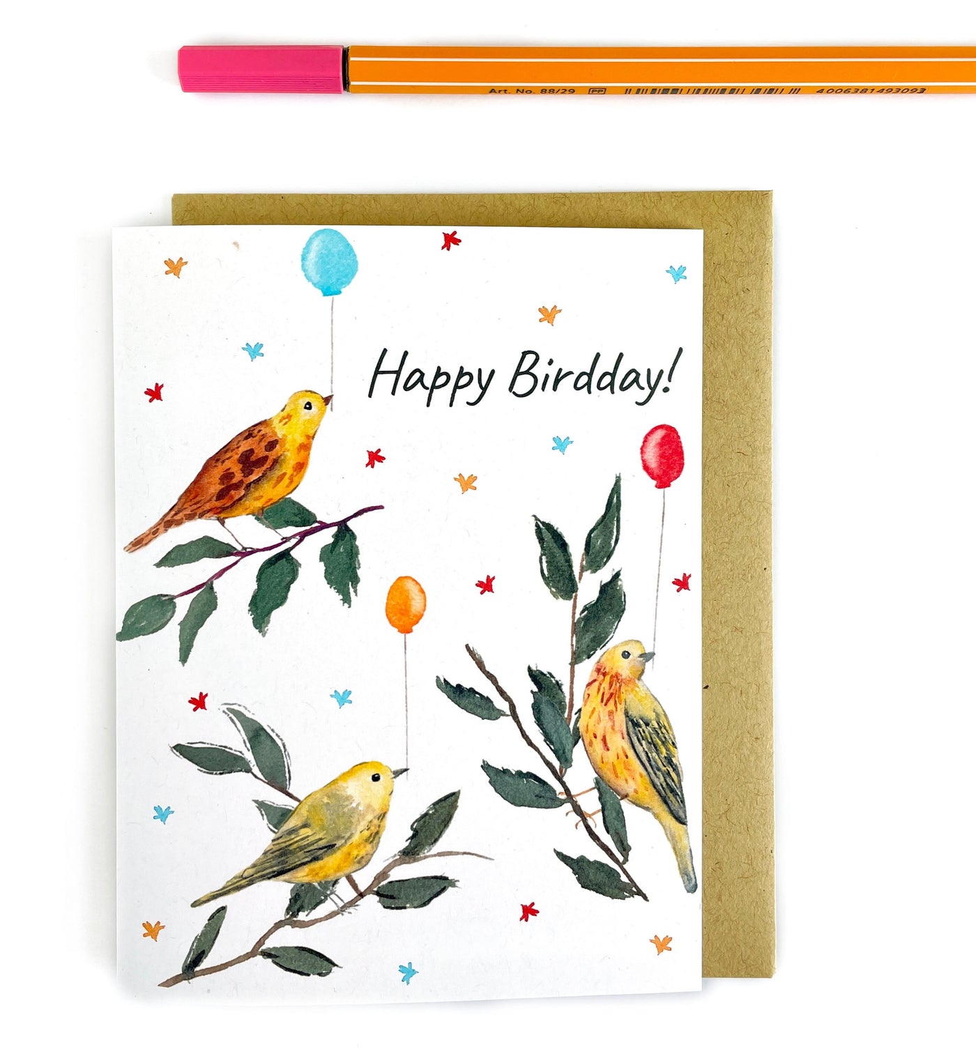 Happy "Birdday" Birthday Card