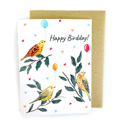 Happy "Birdday" Birthday Card