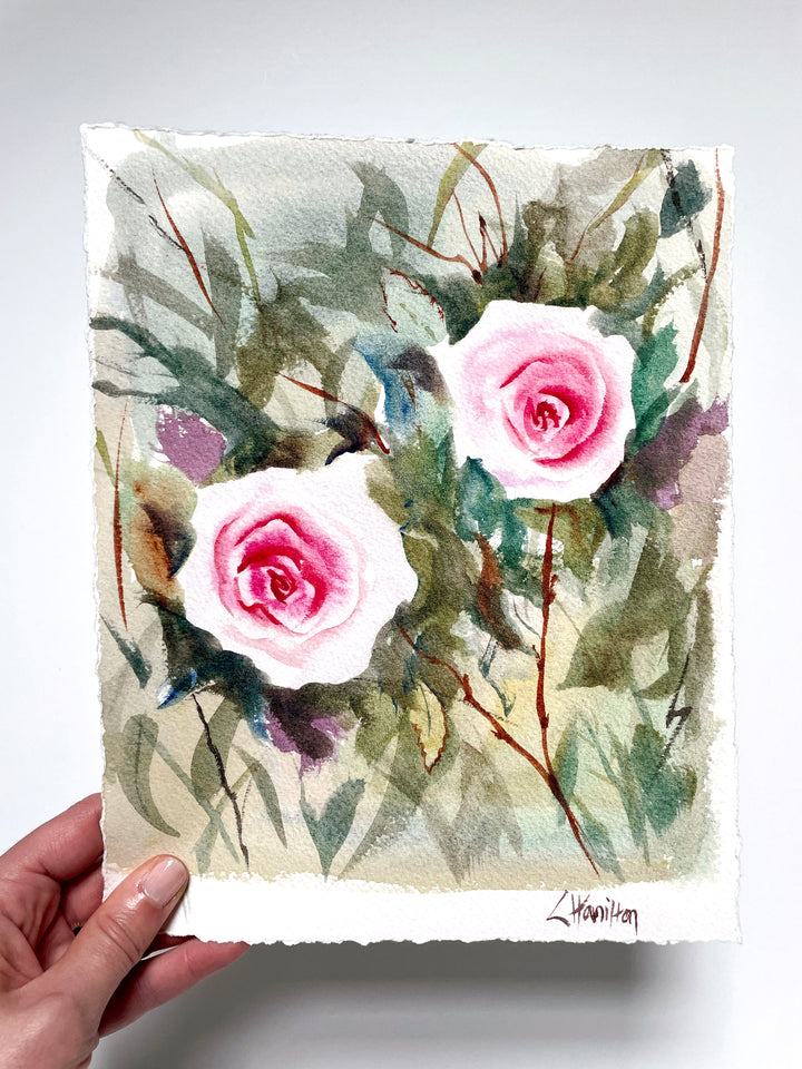 Perfect Pair Watercolor Art Print