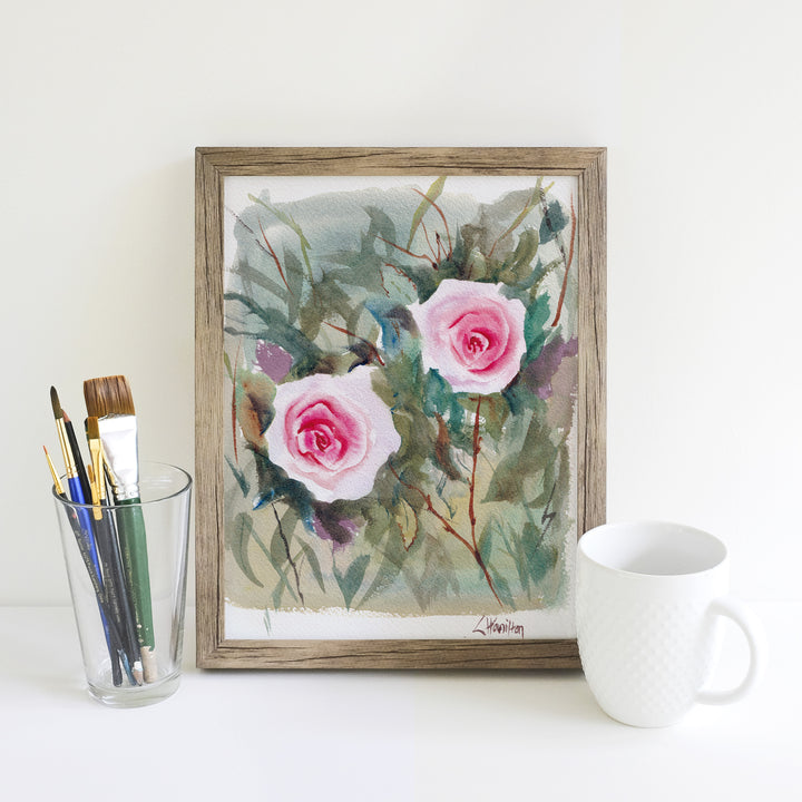 Perfect Pair Watercolor Art Print