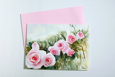 Wild and Free Roses Card