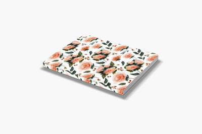 Blush Bold Roses Small Notebook